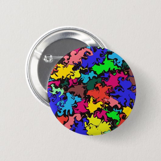 Abstrakte Twirbel / Button (Vorne & Hinten)