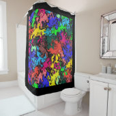 Abstrakte Twirbel / Duschvorhang (Beispiel)