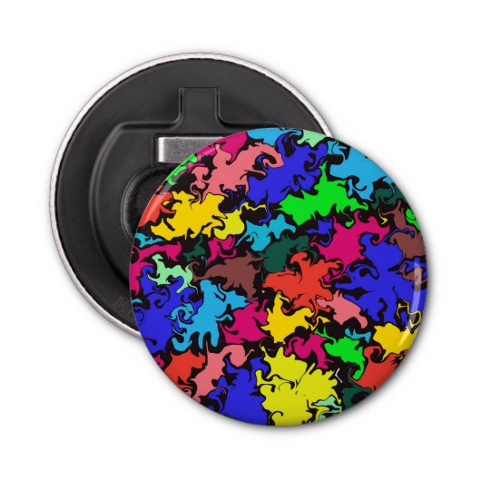 Abstrakte Twirbel / Flaschenöffner (Vorderseite)