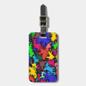 Abstrakte Twirbel / Gepäckanhänger (Vorderseite vertikal)