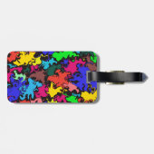 Abstrakte Twirbel / Gepäckanhänger (Rückseite horizontal)