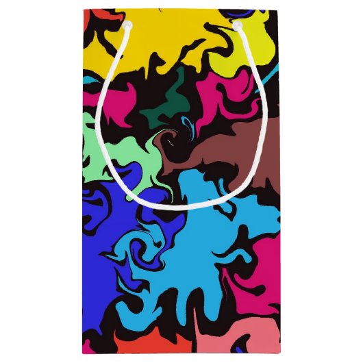 Abstrakte Twirbel / Kleine Geschenktüte (Rückseite)