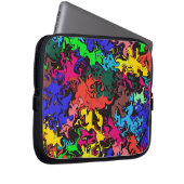 Abstrakte Twirbel / Laptopschutzhülle (Vorne Rechts)