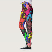 Abstrakte Twirbel / Leggings (Links)