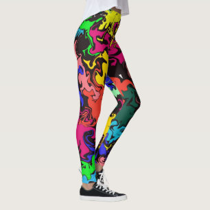 Abstrakte Twirbel / Leggings