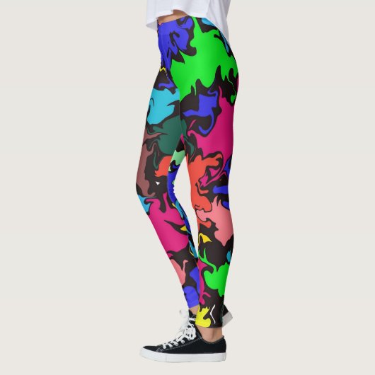 Abstrakte Twirbel / Leggings (Links)