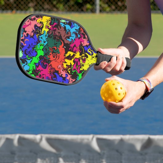 Abstrakte Twirbel / Pickleball Schläger (InSitu)