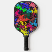 Abstrakte Twirbel / Pickleball Schläger (Vorderseite)
