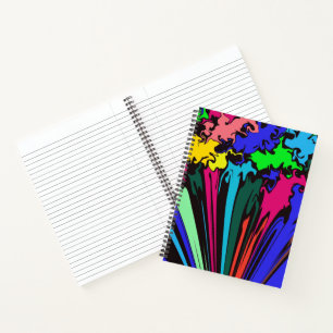Abstrakte Twirbel / Pinched / Journal Notizblock