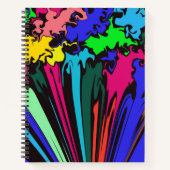 Abstrakte Twirbel / Pinched / Journal Notizblock (Vorderseite)