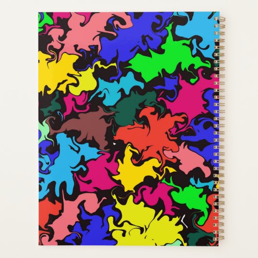 Abstrakte Twirbel / Planer (Rückseite)