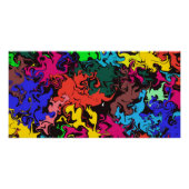 Abstrakte Twirbel / Poster (Vorderseite)