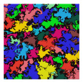 Abstrakte Twirbel / Poster (Vorderseite)