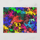 Abstrakte Twirbel / Postkarte (Vorderseite)