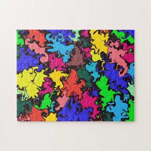 Abstrakte Twirbel / Puzzle (Horizontal)