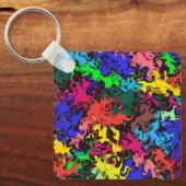 Abstrakte Twirbel / Schlüsselanhänger (Vorderseite)