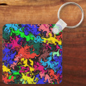 Abstrakte Twirbel / Schlüsselanhänger (Rückseite)