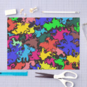 Abstrakte Twirbel / Seidenpapier (Handwerk)