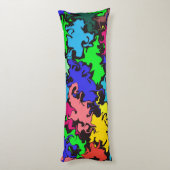 Abstrakte Twirbel / Seitenschläferkissen (Rückseite (Vertikal))