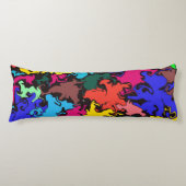 Abstrakte Twirbel / Seitenschläferkissen (Vorderseite)