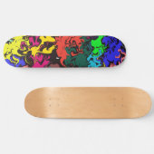 Abstrakte Twirbel / Skateboard (Horizontal)