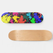 Abstrakte Twirbel / Skateboard (Horizontal)