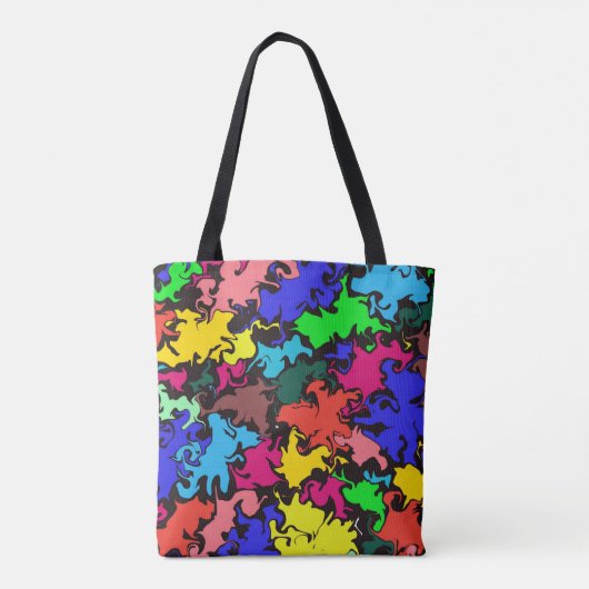 Abstrakte Twirbel / Tasche (Rückseite)