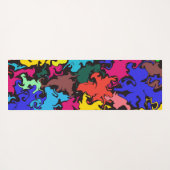 Abstrakte Twirbel / Yogamatte (Rückseite (Horizontal))