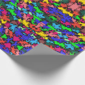 Abstrakte Twirbelfarbe / Halbziegel / Geschenkpapier (Ecke)