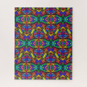 Abstrakte Twirbelfarben / Halbziegel / Puzzle (Vertikal)