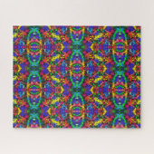 Abstrakte Twirbelfarben / Halbziegel / Puzzle (Horizontal)