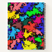 Abstrakte Twirbelsäule / Journal Notizblock (Rückseite)