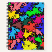 Abstrakte Twirbelsäule / Journal Notizblock (Vorderseite)