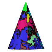 Abstrakte Twirbelsäule / Papier Partyhütchen (Rückseite)