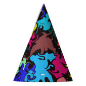 Abstrakte Twirbelsäule / Papier Partyhütchen (Links)