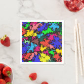 Abstrakte Twirbelsäule / Papier Serviette (Beispiel)