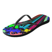 Abstrakte Twirbelsäule / Pinot / Badesandalen (Schrägansicht)