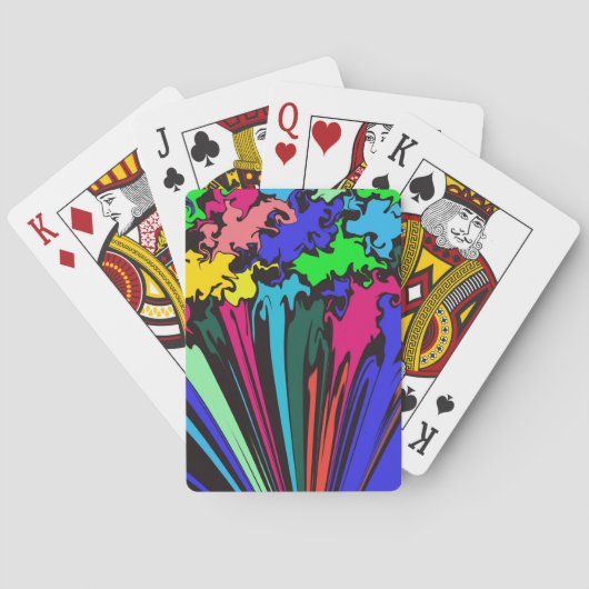 Abstrakte Twirbelsäule / Pinot / Spielkarten (Rückseite)