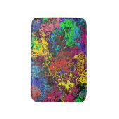 Abstrakte Twirler / Badematte (Vorderseite Vertikal)