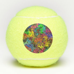 Abstrakte Twirler/Begleiter Tennisbälle