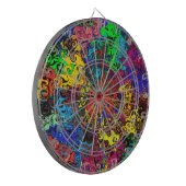 Abstrakte Twirler / Dartscheibe (Vorderseite Links)