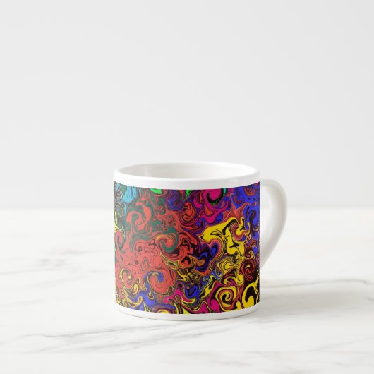 Abstrakte Twirler / Espressotasse (Vorderseite Rechts)