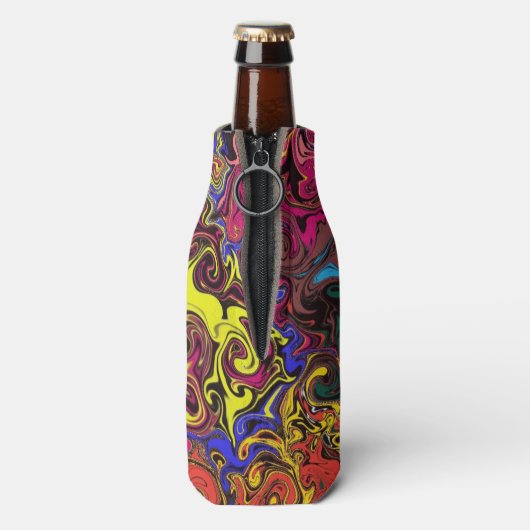 Abstrakte Twirler / Flaschenkühler (Flasche Rückseite)