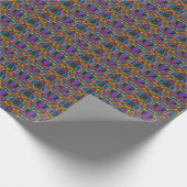 Abstrakte Twirler / gespült / halber Tropfen / Geschenkpapier (Ecke)