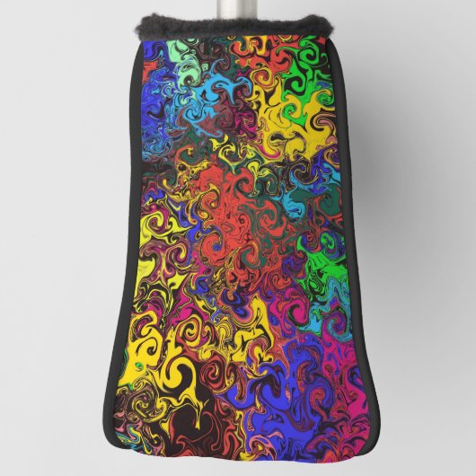 Abstrakte Twirler / Golf Headcover (Rotieren 90)