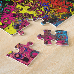 Abstrakte Twirler / Halbtropfen / Puzzle