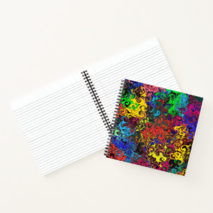 Abstrakte Twirler / Journal Notizblock