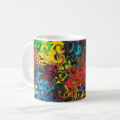 Abstrakte Twirler / Kaffeetasse (Vorderseite Links)
