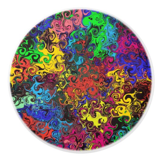 Abstrakte Twirler / Keramikknauf (Vorderseite)