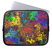 Abstrakte Twirler / Laptopschutzhülle (Vorderseite)